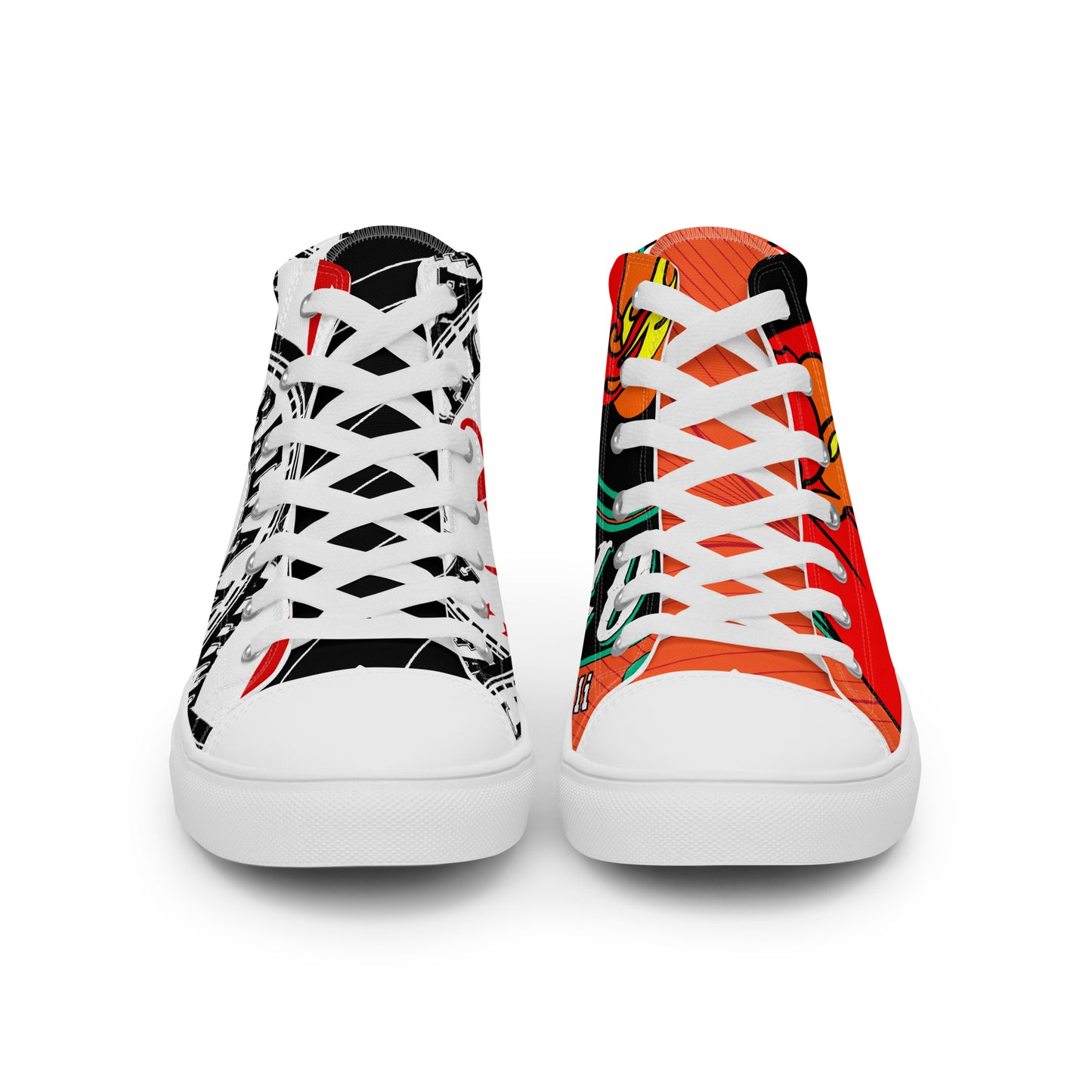 Australian Buffalo Sauce Men’s high top canvas shoes